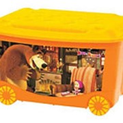 Ящик для игрушек Маша и Медведь 580х390х335мм фотография