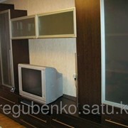 Горки и мебель в гостинную, книжные шкафы на заказ в Алматы фото