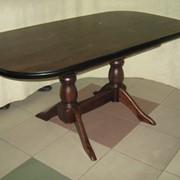Стол РАДА-4 тёмный орех,куплю деревянный стол,фото деревянного стола,куплю дубовый стол,фото дубового стола,куплю раскладной дубовый стол,фото раскладного дубового стола
