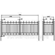 Распашные ворот и калитки любых размеров и конфигураций