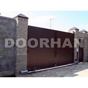Комплект распашных ворот DoorHan "Собери Сам" из сэндвич панели коричневый RAL8014 (4430x2200)