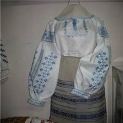 Сорочка вышиванка женская белая украинская 80 продажа, пошив, вышивка, вырезание фото
