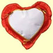 Подушка Сердце на пуговицах под сублимацию фото