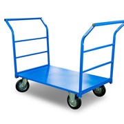 Тележка платформенная TOR ТП-Д (700х1200) с двумя ручками (колеса 200) фото