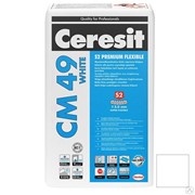 Клей Ceresit CM 49 Premium Flexible для плитки белый 20 кг фото