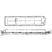 Баржа нефтеналивная проекта 4993 класс «*О-12м» Речного Регистра РФ Грузоподъемность – 830т фото