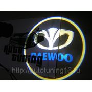 Лазерная проекция с логотипом Daewoo фото