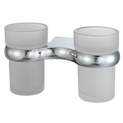 Подстаканник двойной Wasserkraft хром фото
