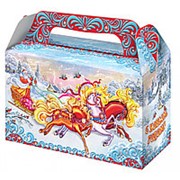 Коробка для конфет новогодняя Fiesta “Тройка“ 500 гр., 15010226 фото