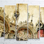 Модульна картина на полотні Венеція. Сан-Марко код КМ100150(132)-077 фото