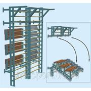 Трибуна спортивная складная, многоярусная с деревянными сиденьями фото