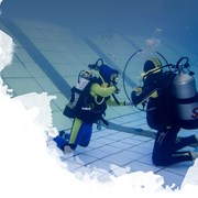 Дайвинг в бассейне фото