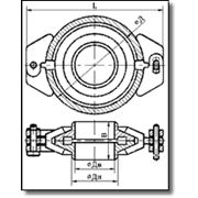 Хомуты Быстроразъемного соединения труб фото