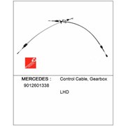 Control Cable, Gearbox LHD Mercedes: 9012601338