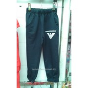 Спортивные штаны Armani 116-140 темно-синии, код товара 106721414