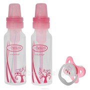 Набор бутылочек подарочный розовая сова фотография
