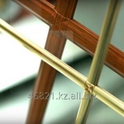 Золотой крестик на декор-профиль на стеклопакет 8 мм фотография