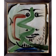 Картина Портрет бородатого человека,1964 , Пикассо, Пабло фото