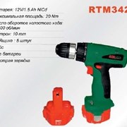 Шуруповерт акумуляторный RTR-M AX 10mm,12V  фотография