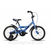 Велосипед 16" PRIDE FLASH сине-черный глянцевый SKD-25-24