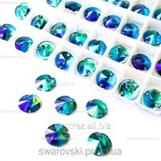 Пришивные камни (синтетич. стекло). Цвет Blue Zircon AB. 10mm*1шт