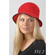 Женская шляпка Wol'ff из чешского велюра 531.2 фото