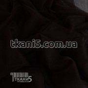 Ткань Сетка стрейч ( темно коричневый ) 4496