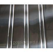 Потолок реечный «Бард» ППР-084, хром (зеркальный) фото