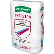 Штукатурка гипсовая БЕЛАЯ ОСНОВИТ ГИПСВЭЛЛ Т-25, 30 кг. фото