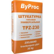 Штукатурка гипсовая универсальная TPZ-230 ByPROC 30 кг фото