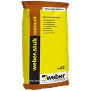 Weber Вебер Штук Цемент штукатурка (25 кг) до 30 мм (за одно нанесение)