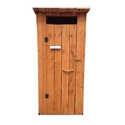Туалет уличный деревянный фото