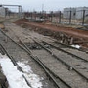 Строительство и ремонт железных дорог. фото