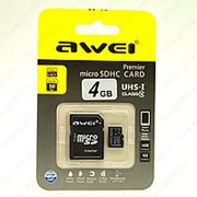 Awei MicroSD Card 4 гигабайта фото