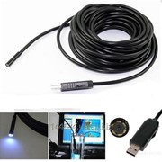 Мини USB эндоскоп c подсветкой 10 м длина кабеля фотография