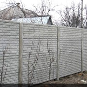 Еврозаборы бетонные, забор под кирпич, изготовление, установка в Днепропетровске, Днепропетровской области