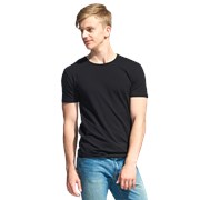 Мужская футболка-стрейч StanSlim 37 Чёрный XS/44 фото