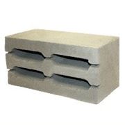 Блок пескобетонный 4х щелевой (стеновой) 400х200х200