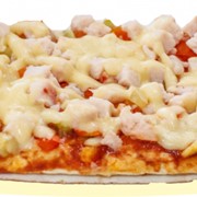 Пицца багетная с ветчиной фото