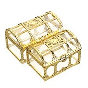 Сундук с сокровищами Ювелирные Изделия Коробка Crystal Gem Хранения Органайзер Мини Чехол Подарки На День фото