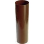 PLASTMO Труба водосточная, D90 коричневая, (3м.пог.) фото