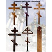Кресты ритуальные из дерева купить оптом и в розницу фотография