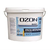 Краска 9 л OZON Basiс матовая для стен и потолков улучшенная ВДАК 214 фото
