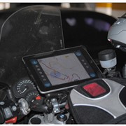 Аксессуары для мотоциклов :Крепление с кредлом для Apple iPad 4, iPad 3, iPad 2 и iPad 1 (на подголовник сиденья, руль мотоцикла) фото