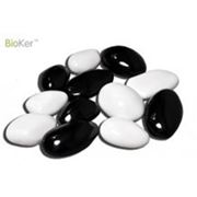 Камни белые и черные BioKer 14шт фото