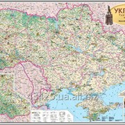 Туристическая карта Украины фото