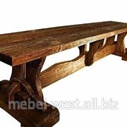 Садовые скамейки из дерева, Деревянная лавка Изба фотография