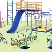 Детские игровые площадки, производство. фото
