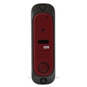CTV-D1000 (красный) CTV-D1000 (красный) вызывная панель, цветная , PAL, накладной, камера - 420 ТВЛ, Угол обзора 88°, уголок в комплекте, козырёк, фотография