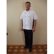 Куртка Шеф-повар с отделкой сетка. фото